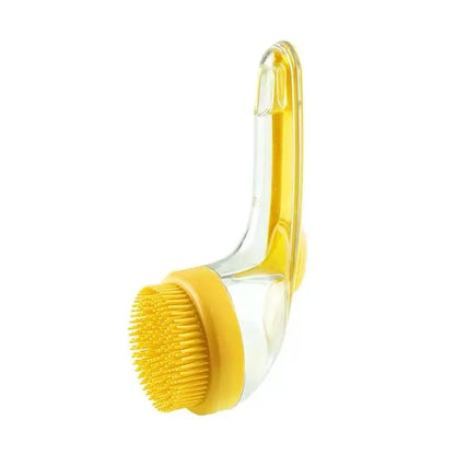 2026 2-in-1 Pet Bath and Grooming Brush with Integrated Soap Dispenser, 8in x 3in x 4in, Gentle Massage Brush for Long and Short Haired Dogs and Cats, Perfect for Bathing and Daily Care