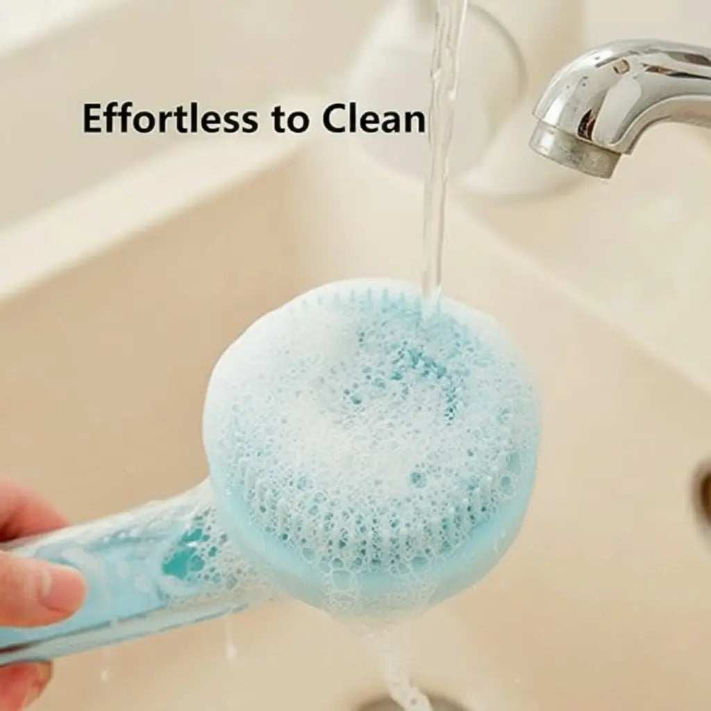 2026 2-in-1 Pet Bath and Grooming Brush with Integrated Soap Dispenser, 8in x 3in x 4in, Gentle Massage Brush for Long and Short Haired Dogs and Cats, Perfect for Bathing and Daily Care