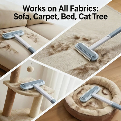 Cfume Pet Hair Remover - Lint Brush and Scraper for Cats and Dogs | Essential Tool for Efficient Removal of Pet Hair from Sofas, Beds, and Carpets